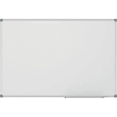 Image de MAUL MAULstandard Tableau Blanc Magnétique en Aluminium avec surface Émaillée Effaçable à Sec Plateau de Rangement pour Marqueur, Format Paysage et Portrait, Idéal le Bureau, 45 x 60 cm