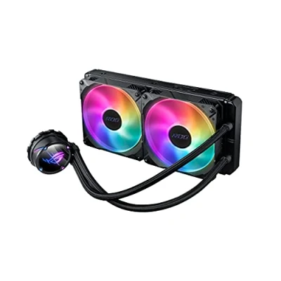 Image de ASUS ROG Strix LC II 280 ARGB Refroidisseur CPU All in One (Aura Sync, deux ventilateurs RGB de 140mm)