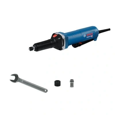 Image de Bosch Professional Meuleuse droite GGS 30 LPS (750 W, avec interrupteur PROtection, kickback control, 1 clé à molette incl., pince de serrage 6 mm écrou)