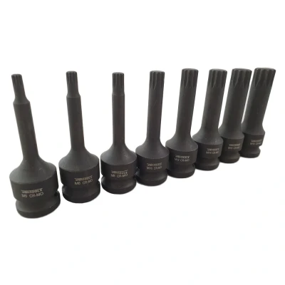Image de Jeu de 8 douilles à percussion 1/2&quot; M5 M18 XZN