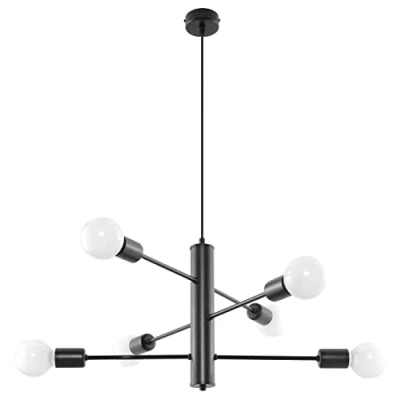 Image de SOLLUX lighting SL.0305 Lamp, Acier, Noir