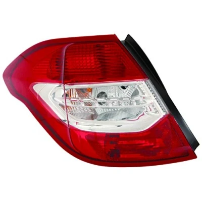 Image de ABAKUS 552 1940L UE Feu arrière gauche Partie extérieure P21/5W, P21W, PY21W Rouge sans porte lampe, ampoule CITROËN: C4 II 5 portes