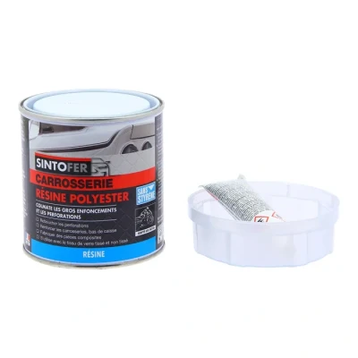Image de Résine polyester + durcisseur 500ml : Sintofer