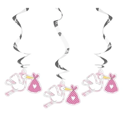 Image de Décoration Swirl c&#039;est une fille!