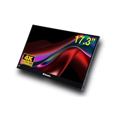 Image de Verbatim 32239 écran plat de PC 43,9 cm (17.3 ) 3840 x 2160 pixels 4K Ultra HD LCD Écran tactile Noir Neuf