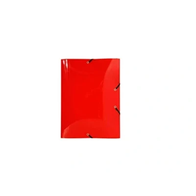Image de Exacompta Réf. 59700E Carton de 10 chemises à élastiques Crystal pour format A3 pochette 3 rabats en polypropylène haute transparence dimensions 32 x 44 cm couleurs assorties