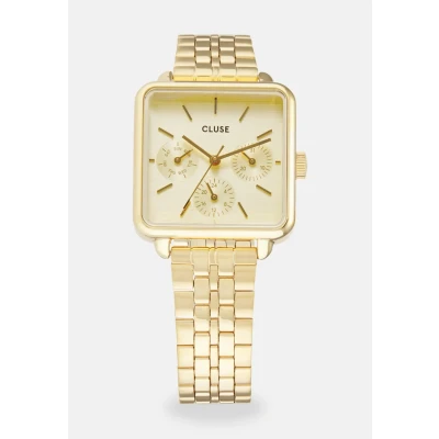 Image de Cluse LA TÉTRAGONE Multifunction Watch Montre goldcoloured, Femme, Taille: One Size, Gold coloured