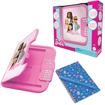 Image de Lexibook SD50BB Mattel Barbie, Ken, Journal Intime électronique Stylo et carnet Inclus, interactif, Mot de Passe, Fonctions Amusantes, Effets sonores, SD50BB, Rose, EinheitsgroBe