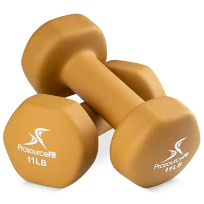 Image de ProsourceFit Neoprene Dumbbell Coated for Non Slip Grip, 11 LB