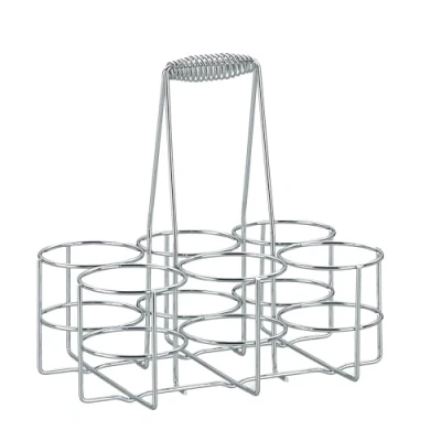 Image de Kela 49880 porte bouteilles en métal chromé, &#039;Loop&#039;, Argent