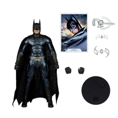 Image de Bizak McFarlane 64385666 Figurine Two Face Batman Forever DC Multiverse Collet to Build a Chauve Souris articulée et avec Accessoires, 18 cm