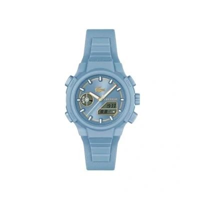 Image de Lacoste Montre Quartz Multifonction Analogique Digitale pour Femme Collection LC33 avec Bracelet en Silicone Bleu 2001431