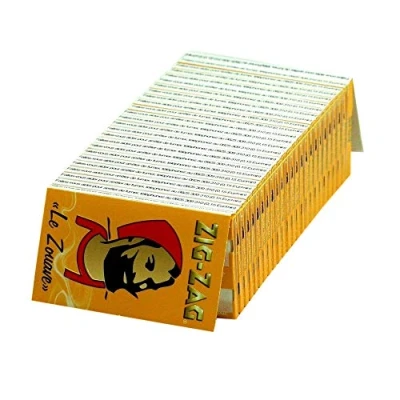 Image de papier à rouler zig zag jaune x25