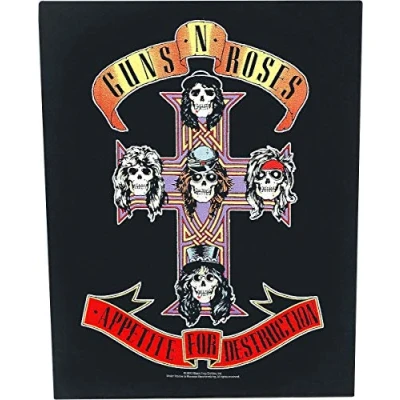 Image de Guns N&#039; Roses Appetite for destruction Patch dossard multicolore