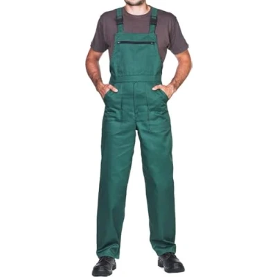 Image de Salopettes de travail pour hommes,bleu. un produit avec rapport exceptionnel prix/qualité Vert Fonce Taille M
