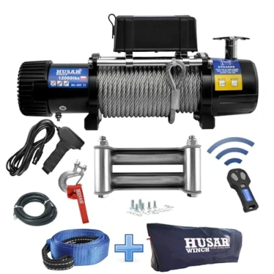Image de Treuil pour véhicules tout terrain HUSAR WINCH BST12000LBS24V