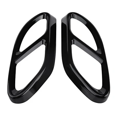 Image de Silencieux d&#039;échappement automobile, raccords de chapeau d&#039;extrémité tuyau voiturepour la Classe C w205 Coupé GLC B w246 E w212 w213 C207 Coupe(Noir) Autres accessoires