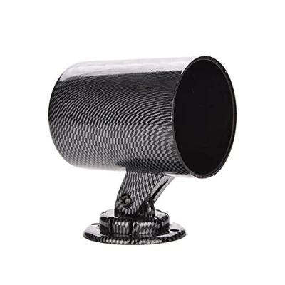 Image de Mintice 2&quot; 52mm Support de Jauge Voiture Universel Un Seul Trou Tableau Bord Porte Gobelet Fixation Montage Fibre Carbone