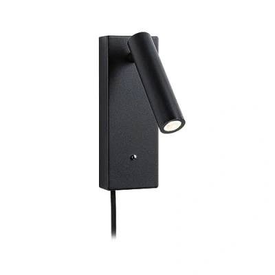 Image de Paulmann 71109 Applique LED Hulda USB C 3000K 130lm 230V 2,5W gradable Noir Mat Lampe de Lecture Murale, Métal, 2.5 W
