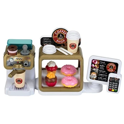 Image de Theo Klein 9501 Coffee Shop I Bar à Expressos avec Fonction d&#039;écoulement de l&#039;eau et écran Tactile Beaucoup d&#039;accessoires Pour Enfants Partir 3 ans