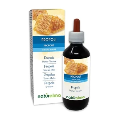 Image de Propolis (Propolis) résine Teinture Mère hydroalcoolique Naturalma Extrait liquide gouttes 200 ml Complément alimentaire