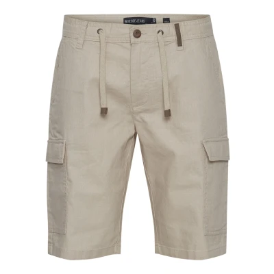 Image de Indicode IDMosato Bermuda cargo pour homme en mélange de lin, Fog (004), M