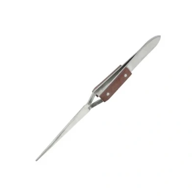 Image de Model Craft Jeweltool Pince à épiler avec Grip en Fibre Argenté