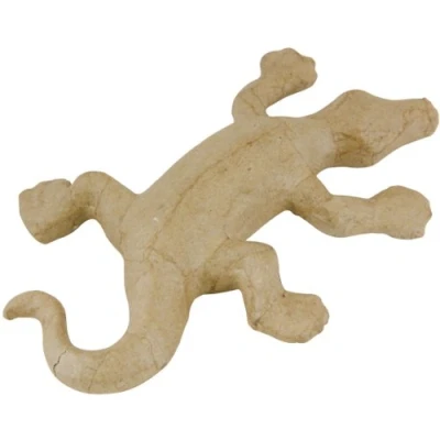 Image de Décopatch AP116O Un support en papier brun pulpé 17,5x11,5x2,8 cm, Salamandre