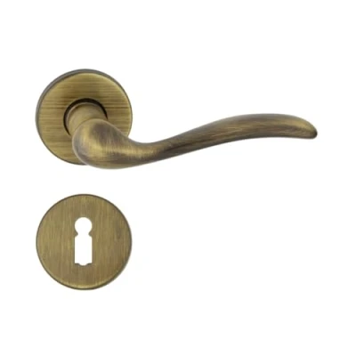 Image de Domino Poignée de porte tuluza CD R M3 laiton BB serrure à garnitures [à garnitures]