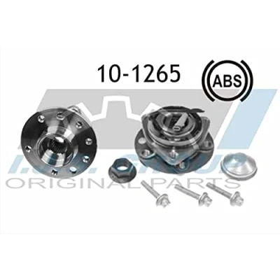 Image de IJS GROUP 10 1265 Kit de roulements roue Essieu avant avec capteur ABS intégré 137mm OPEL: Vectra C CC, Signum Berline