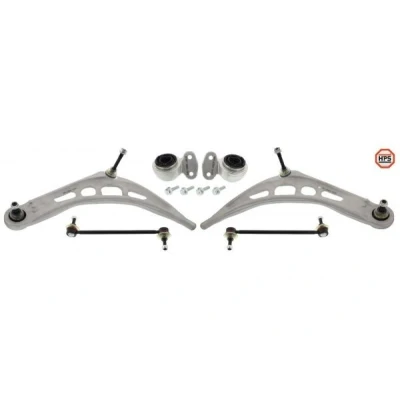 Image de MAPCO 53676/1HPS Jeu de bras, suspension roue des deux côtés l&#039;essieu avant, inférieur avec bielle/barre poussée, support en caoutchouc