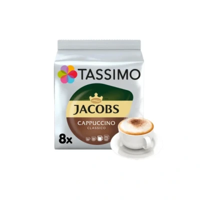 Image de 2,00 de remise 5 unités Tassimo Jacobs Cappuccino Classico 1.30 kg