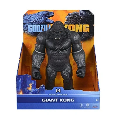 Image de Godzilla VS Kong, Figurine Géante Articulée de 28 cm Jouet pour Enfants, avec Accessoires, dès 4 Ans, GIOCHI PREZIOSI, MNG073