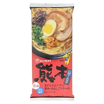 Image de MARUTAI Kumamoto Tonkotsu Instant Noodle Soup Ramen Non fried For 2 servings
