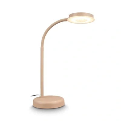 Image de Briloner lampe de table LED tactile, à intensité variable par paliers, orientable, chevet,de bureau, salon poser, salon, 13x55,5 cm, Beige