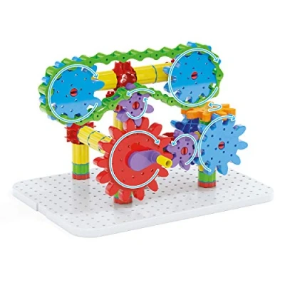 Image de Quercetti 6136 Georello Tech Starter Set Construction d&#039;engrengages