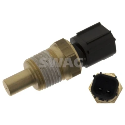 Image de SWAG 11 10 2485 Sonde De Température Liquide Refroidissement noir avec bague d&#039;étanchéité MINI: 3/5 portes, Cabriolet, CHRYSLER: 300C Berline