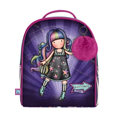 Image de SANTORO Gorjuss Fairground Mini Sac à Dos « Up and Away » 20 x 22 10 cm, 1040GJ12, Violet