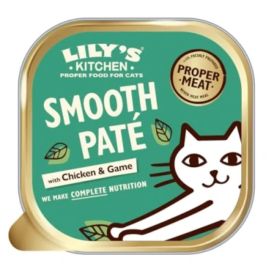 Image de Lily&#039;s Kitchen Lot de 19 boîtes pâtée pour Chat Goût : Poulet Poids Chaque Boite 85 g