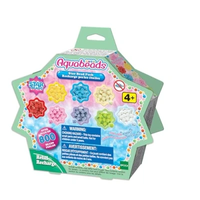 Image de Aquabeads La Recharge perles étoiles Kit de loisirs créatifs Activité manuelle enfants en toute autonomie qui collent avec l&#039;eau Jouet enfant 4 ans et + 31603