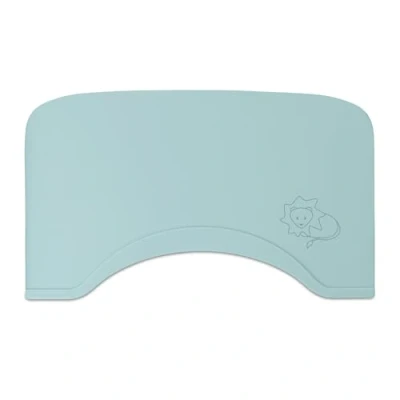 Image de hauck Set de Table Enfant pour Plateau Bebe Repas en Bois Wooden Tray Alpha Plus et Beta Plus, 100% Silicone Alimentaire, Lavable au Lave Vaisselle, Facile à Ranger, Lion Vert Menthe