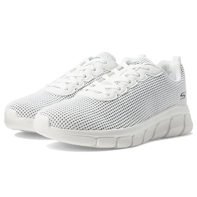 Image de Skechers Femme Visionary Essence VISIONNAIRE Bobs B Flex, Tricot Blanc, 38.5 EU