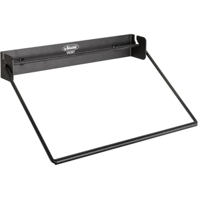 Image de ViGOR Support pour rouleau de papier toilette pivotant V6397, compatible avec tous les rouleaux jusqu&#039;à 320 mm large, un rangement pratique