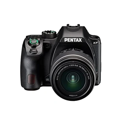 Image de PENTAX KF et 18 55 WR kit Appareil Photo Reflex APS C, Tout Temps résistant à la poussière, écran LCD orientable, Noir