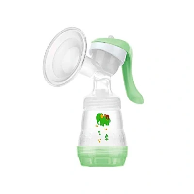 Image de MAM Tire lait manuel, manipulation facile et relaxante, efficace, hygiénique confortable avec extraction directe dans le biberon ou récipient de conservation, comprend un Easy Start