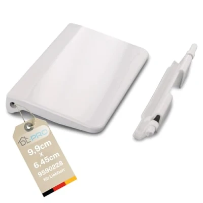 Image de DL pro Poignée de porte avec ressort compatible Liebherr 9590228 compartiment givré Pour intérieure congélateur Réfrigérateur