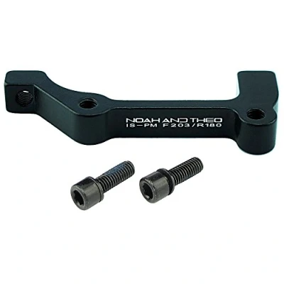 Image de Adaptateur de frein à disque arrière en alliage d&#039;aluminium 6061 180 mm standard international/cadre IS pour étrier PM compatible avec toutes les marques telles que Shimano, Tektro, Hope, Magura, Promax, Avid, Hayes, Formula, Quad, etc.
