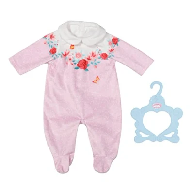 Image de Baby Annabell poupées 43 cm Le Set Contient Une grenouillère Rose très Douce et Un Cintre Convient aux Enfants âgés de 3 Ans + 706817, Uni, zzzz s