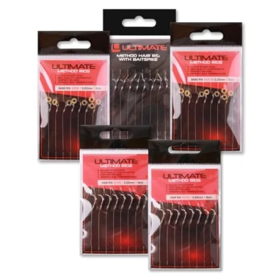 Image de Ultimate Method Feeder Rig Pack (40pcs) Bas de ligne coup