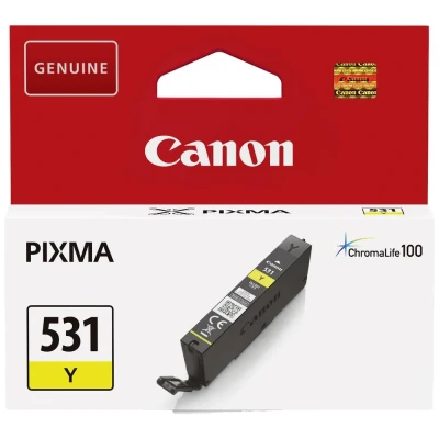 Image de Canon CLI 531Y Jaune Cartouche d&#039;encre